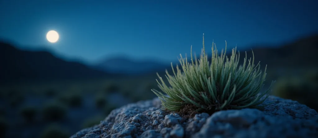 Symbolizing Seed/New Beginning: A local Rabbitbrush sprouting sagebrush seedling. - AI Generated