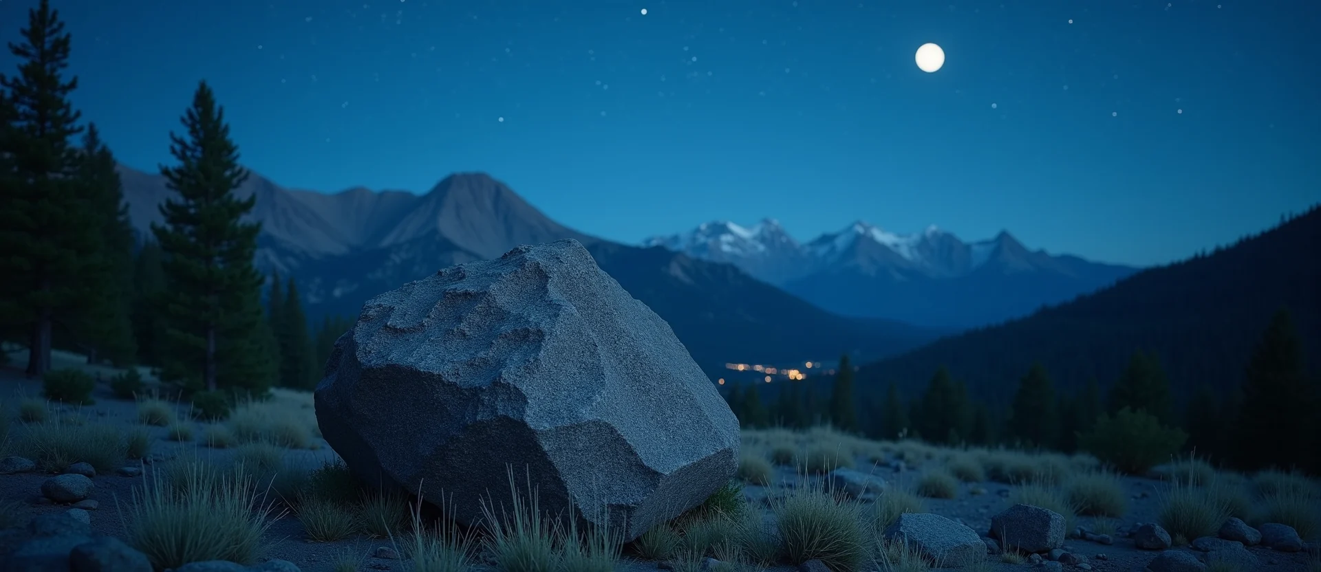 Symbolizing Stability/Peak: A local Quaking Aspen unshakable boulder. - AI Generated