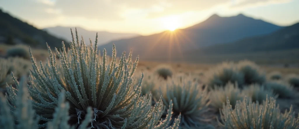 Symbolizing Identity/Local: A local Indian Paintbrush Peavine Mountain silhouette. - AI Generated