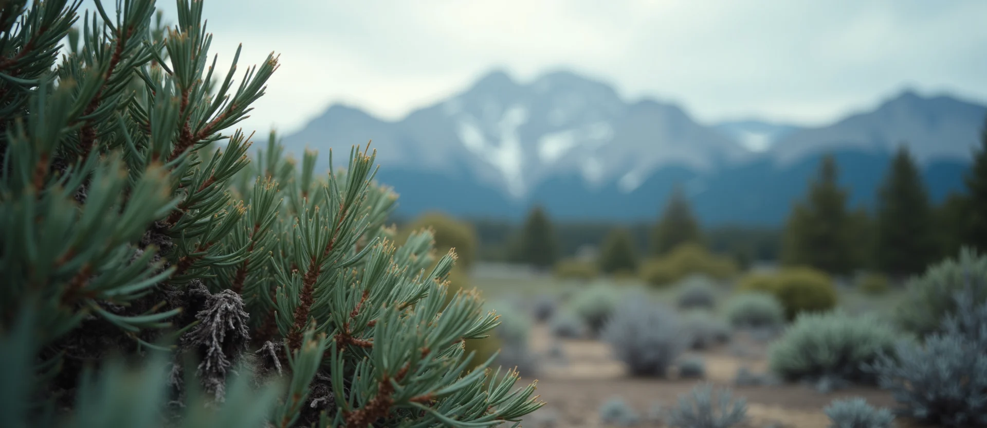 Symbolizing Identity/Local: A local Mountain Mahogany Sierra Nevada skyline. - AI Generated