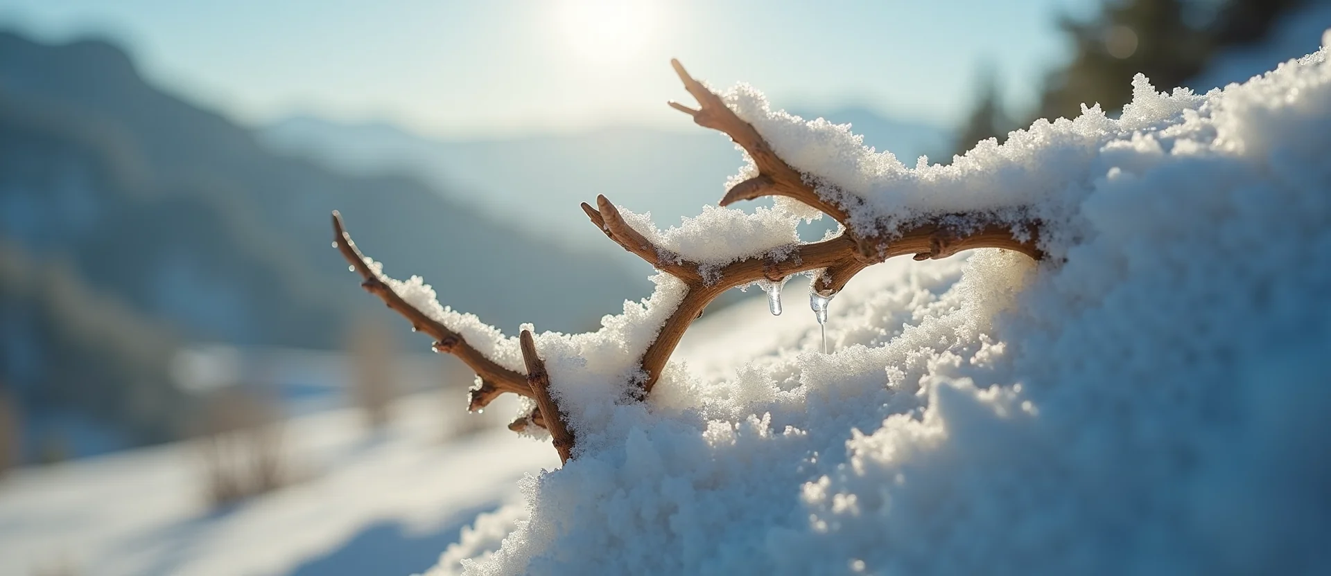 Symbolizing Growth/Resilience: A local Desert Peach new branch reaching for the sky. - AI Generated