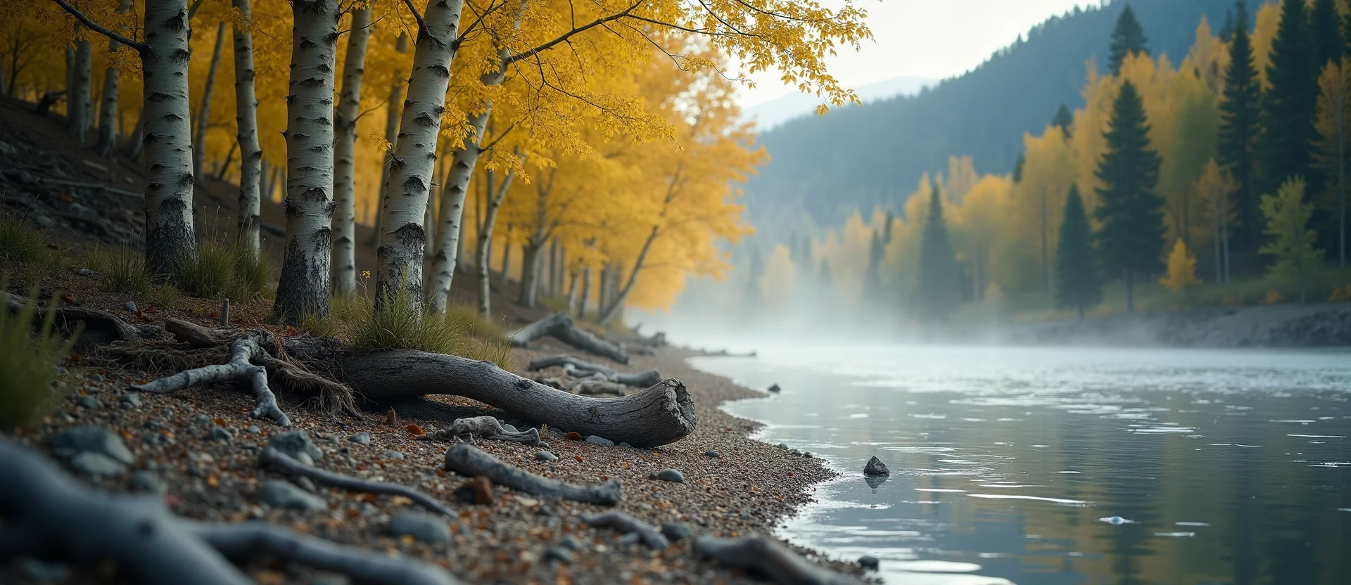Symbolizing Growth/Resilience: A local Desert Peach thriving aspen grove. - AI Generated