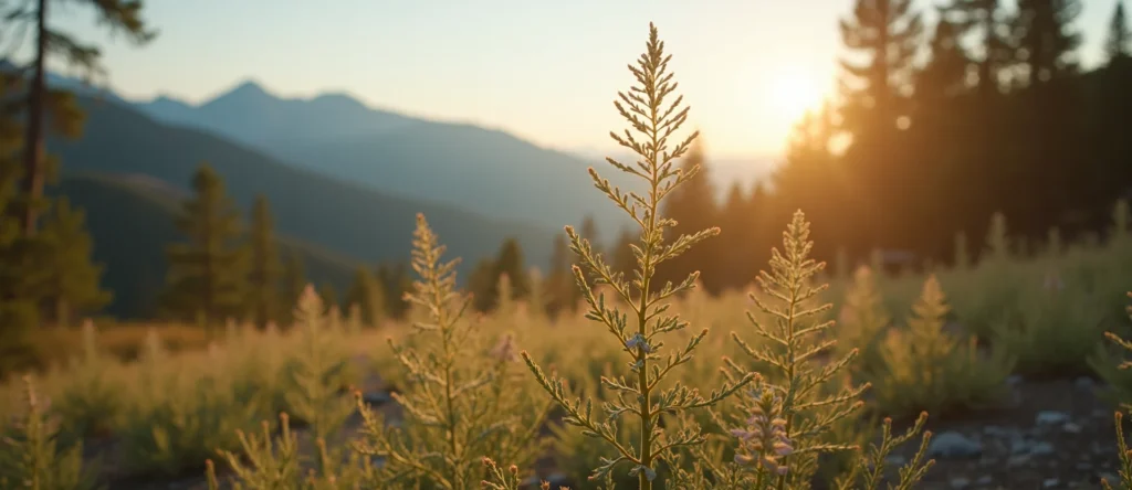 Symbolizing Identity/Local: A local Indian Paintbrush Peavine Mountain silhouette. - AI Generated
