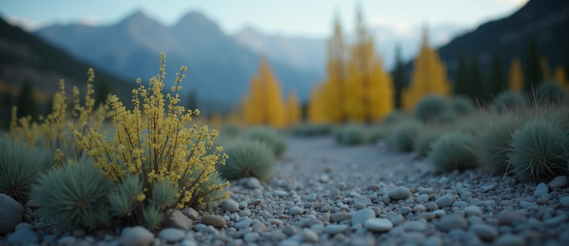 Symbolizing Growth/Resilience: A local Indian Paintbrush thriving aspen grove. - AI Generated