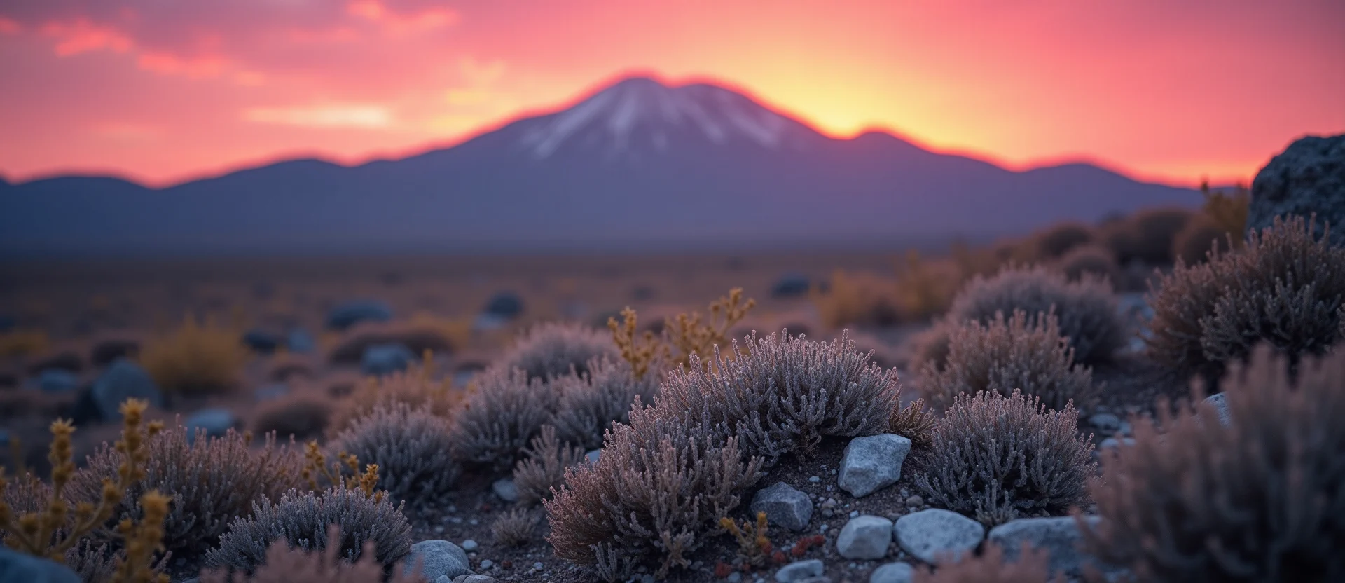 Symbolizing Identity/Local: A local Sagebrush (Artemisia tridentata) High Desert vista. - AI Generated