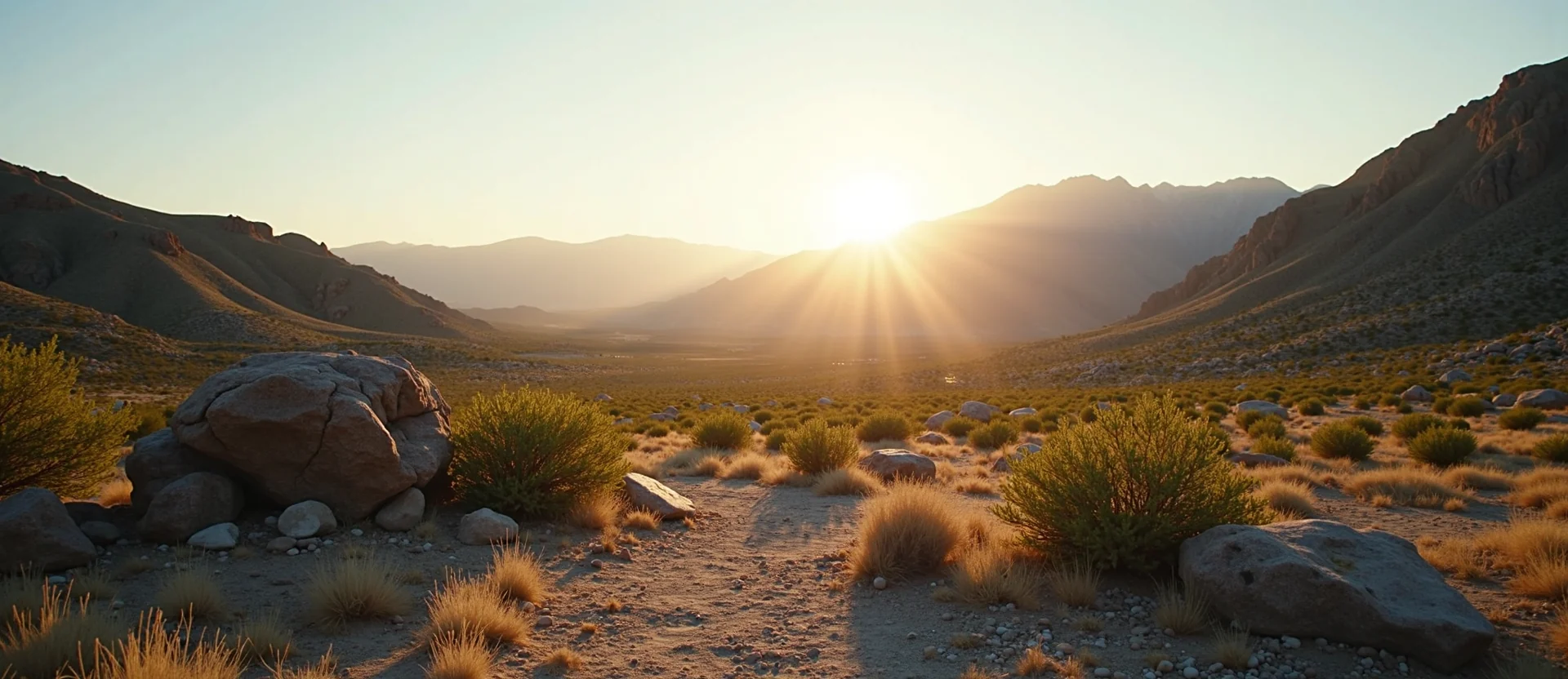 Symbolizing Identity/Local: A local Manzanita High Desert vista. - AI Generated