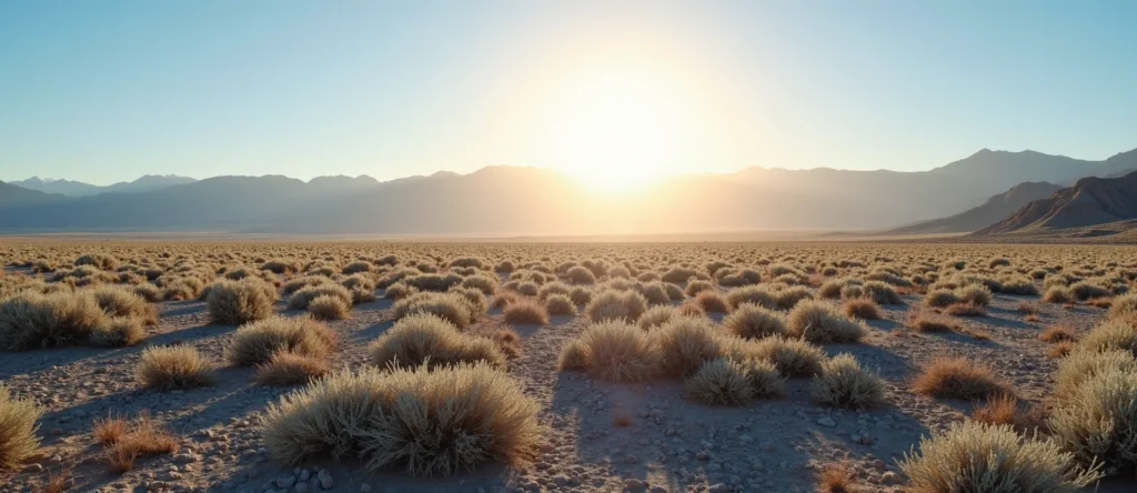Symbolizing Identity/Local: A local Bitterbrush Washoe Valley floor. - AI Generated
