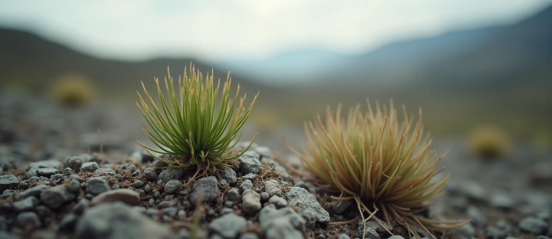 Symbolizing Seed/New Beginning: A local Bitterbrush sprouting sagebrush seedling. - AI Generated