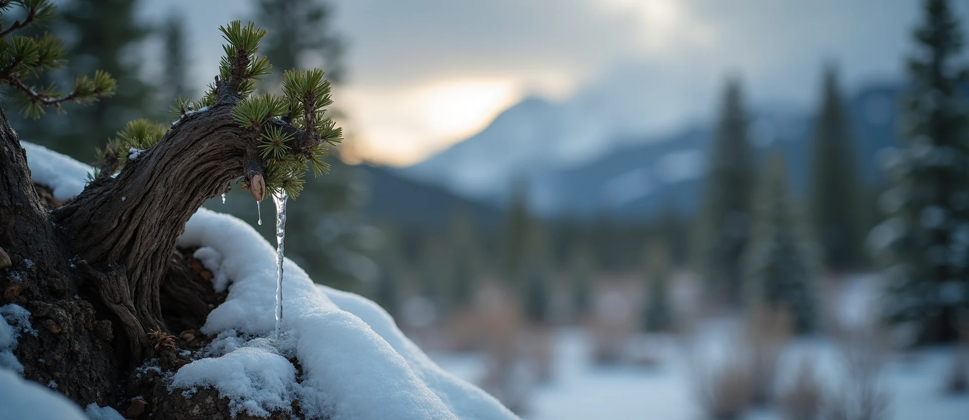 Symbolizing Growth/Resilience: A local Quaking Aspen gnarled juniper roots. - AI Generated