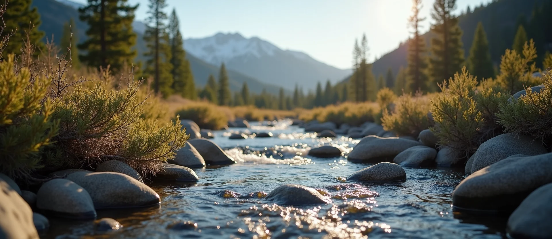 Symbolizing Flow/Cleansing: A local Manzanita smooth Truckee river stones. - AI Generated