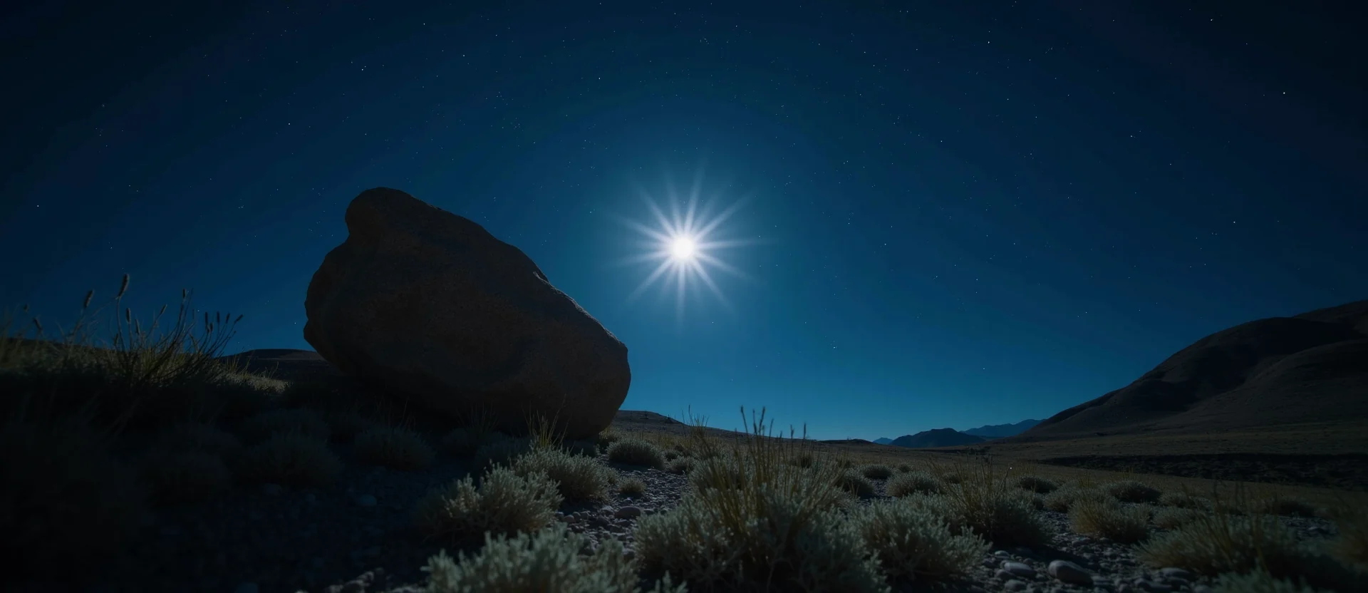 Symbolizing Stability/Peak: A local Desert Peach unshakable boulder. - AI Generated