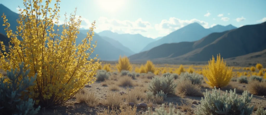 Symbolizing Identity/Local: A local Bitterbrush High Desert vista. - AI Generated