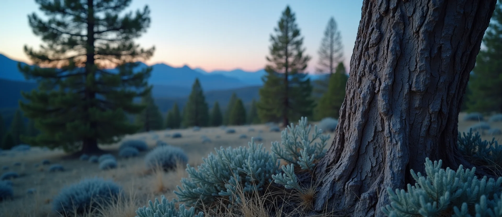 Symbolizing Growth/Resilience: A local Quaking Aspen sturdy weathered tree trunk. - AI Generated