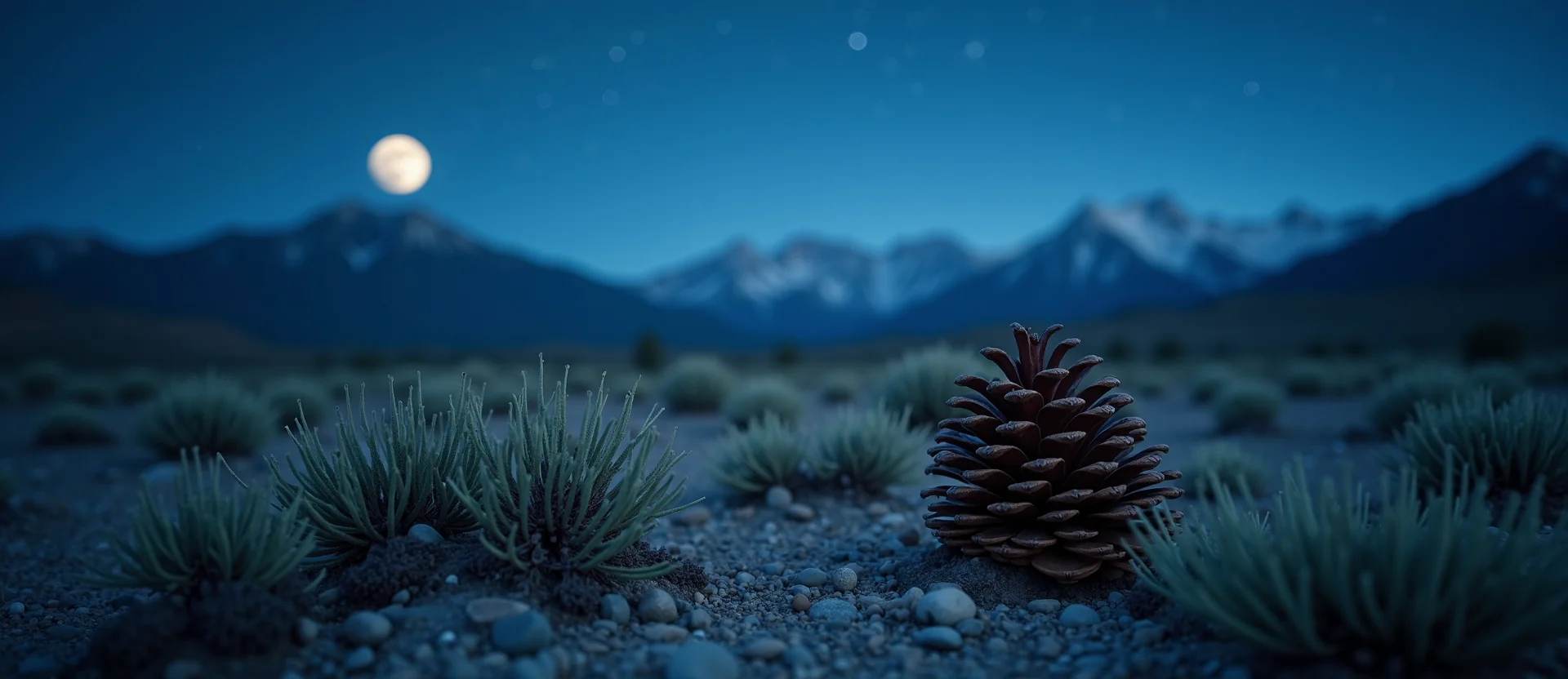 Symbolizing Seed/New Beginning: A local Rabbitbrush opening pine cone. - AI Generated
