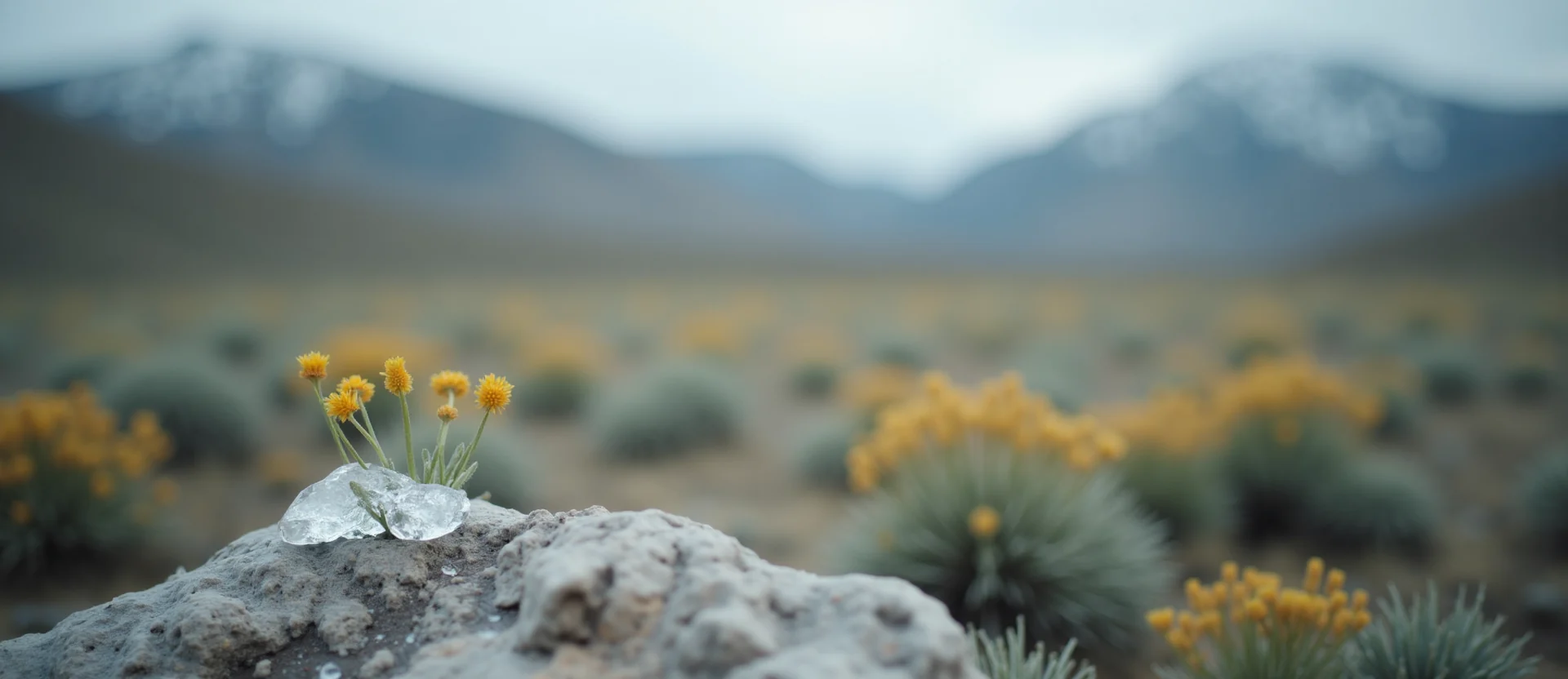 Symbolizing Identity/Local: A local Indian Paintbrush High Desert vista. - AI Generated