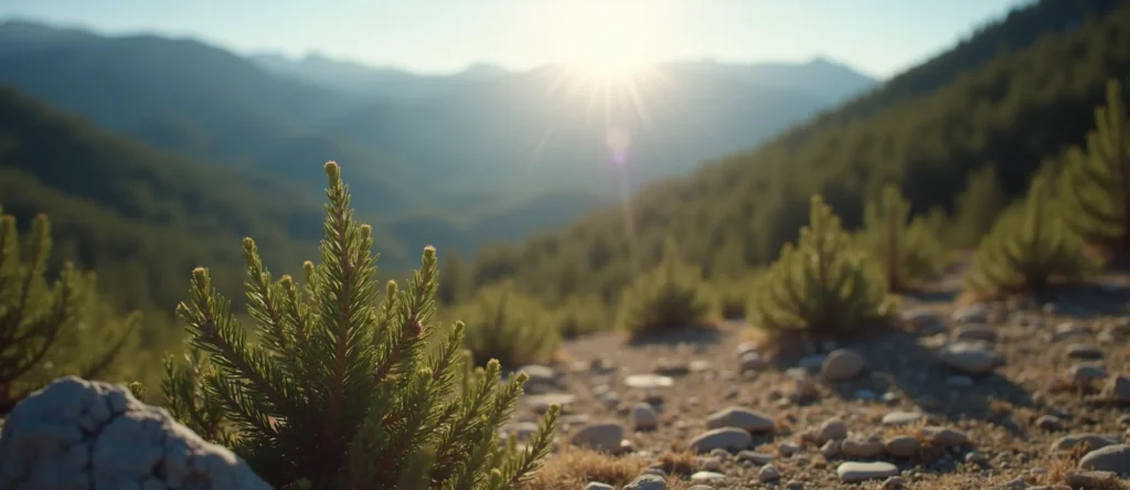 Symbolizing Identity/Local: A local Mountain Mahogany Mt. Rose foothills. - AI Generated