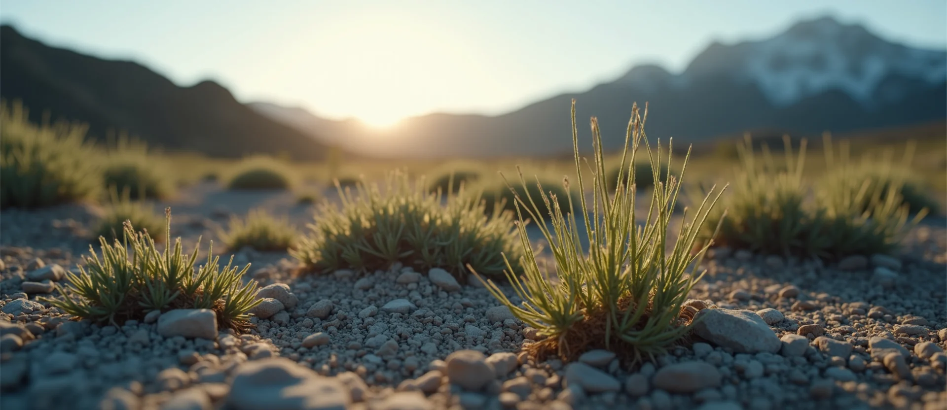 Symbolizing Seed/New Beginning: A local Sagebrush (Artemisia tridentata) sprouting sagebrush seedling. - AI Generated