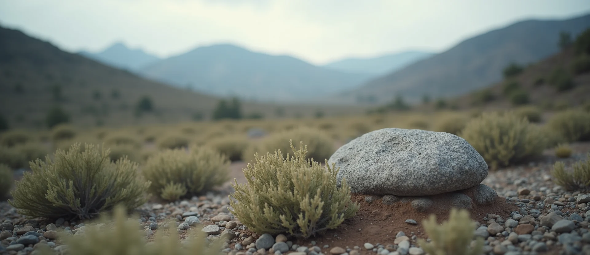 Symbolizing Stability/Peak: A local Manzanita unshakable boulder. - AI Generated
