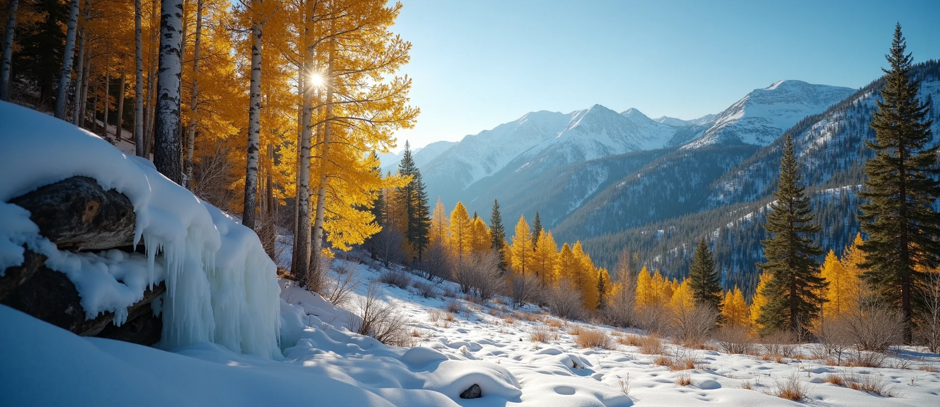 Symbolizing Growth/Resilience: A local Ponderosa Pine thriving aspen grove. - AI Generated