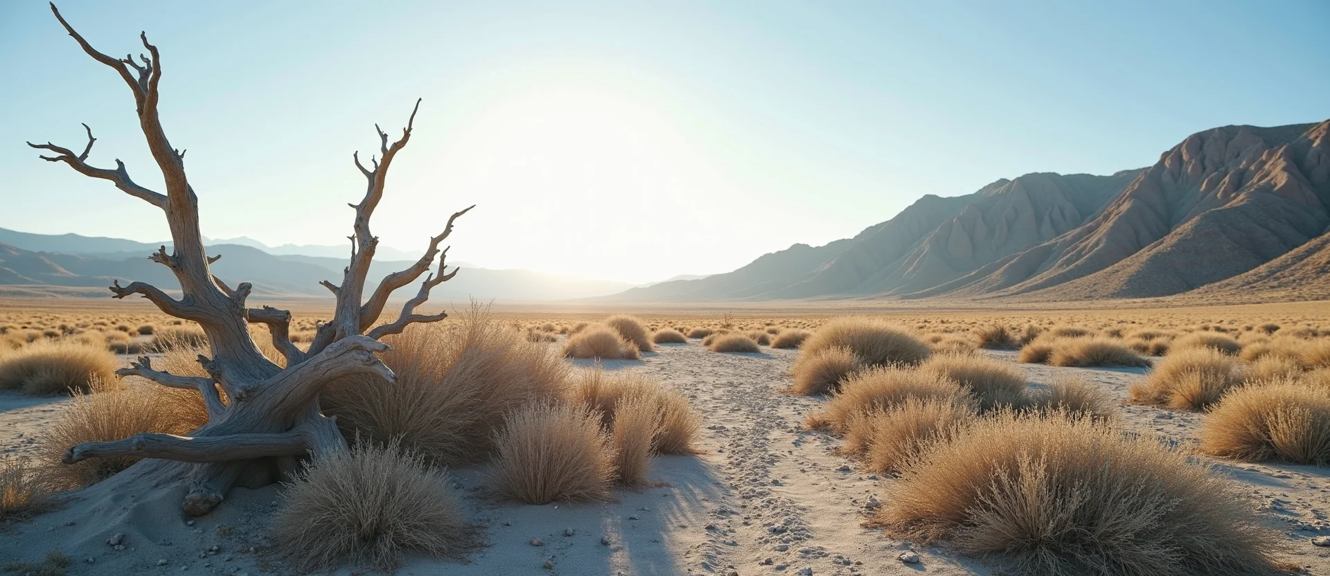 Symbolizing Identity/Local: A local Sagebrush (Artemisia tridentata) Washoe Valley floor. - AI Generated