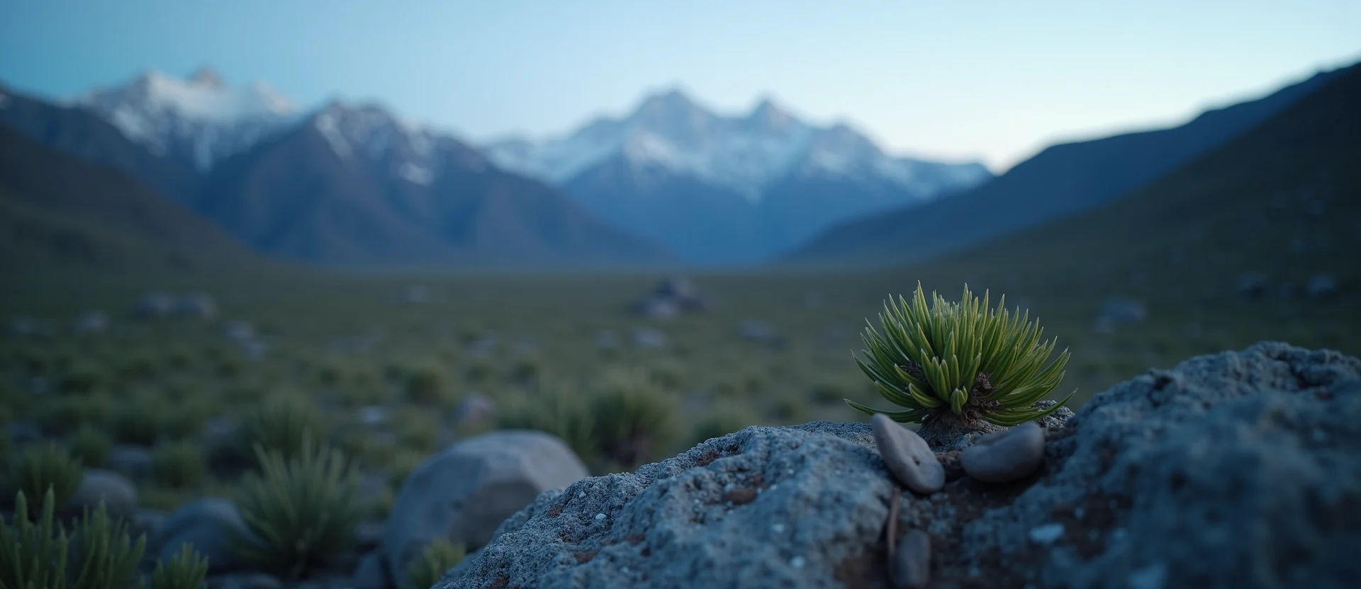 Symbolizing Seed/New Beginning: A local Bitterbrush new green bud on a branch. - AI Generated