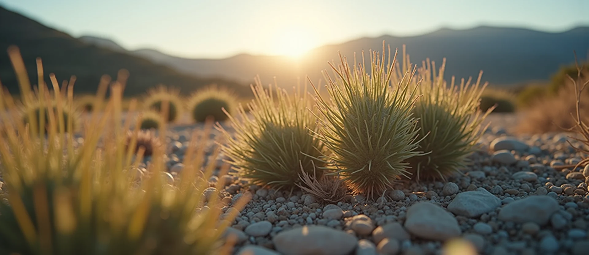 Symbolizing Seed/New Beginning: A local Indian Paintbrush sprouting sagebrush seedling. - AI Generated