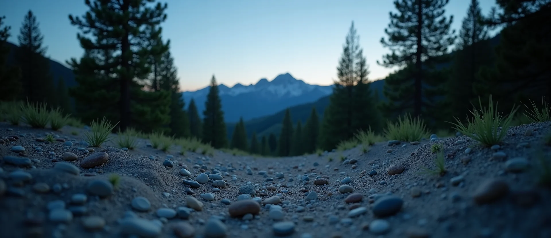 Symbolizing Identity/Local: A local Ponderosa Pine Sierra Nevada skyline. - AI Generated