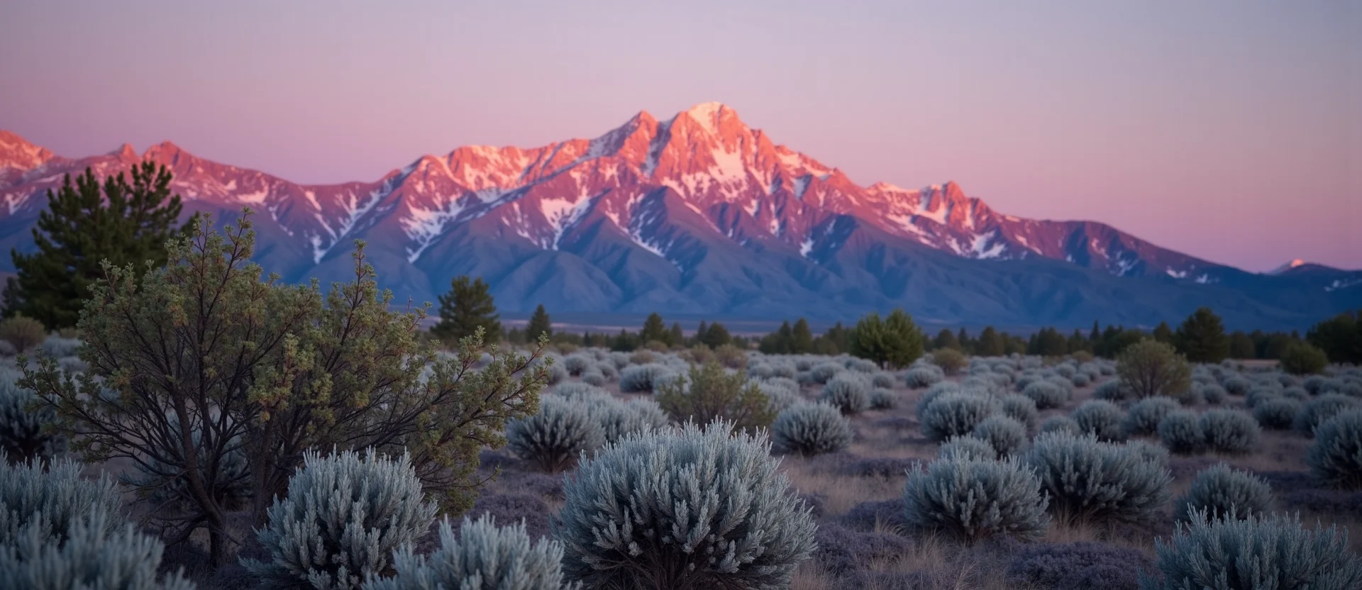 Symbolizing Identity/Local: A local Sierra Juniper High Desert vista. - AI Generated