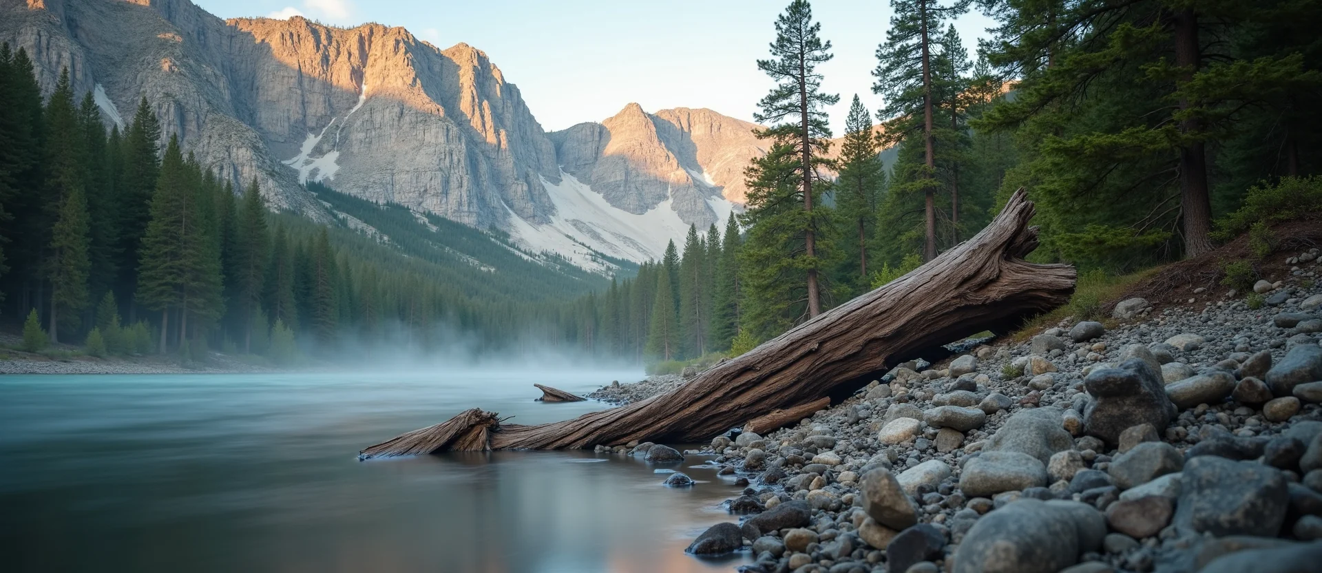 Symbolizing Stability/Peak: A local Ponderosa Pine jagged granite peak. - AI Generated