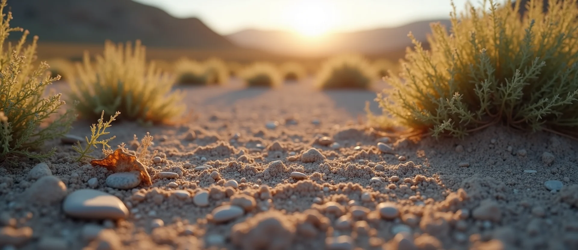 Symbolizing Identity/Local: A local Sagebrush (Artemisia tridentata) High Desert vista. - AI Generated