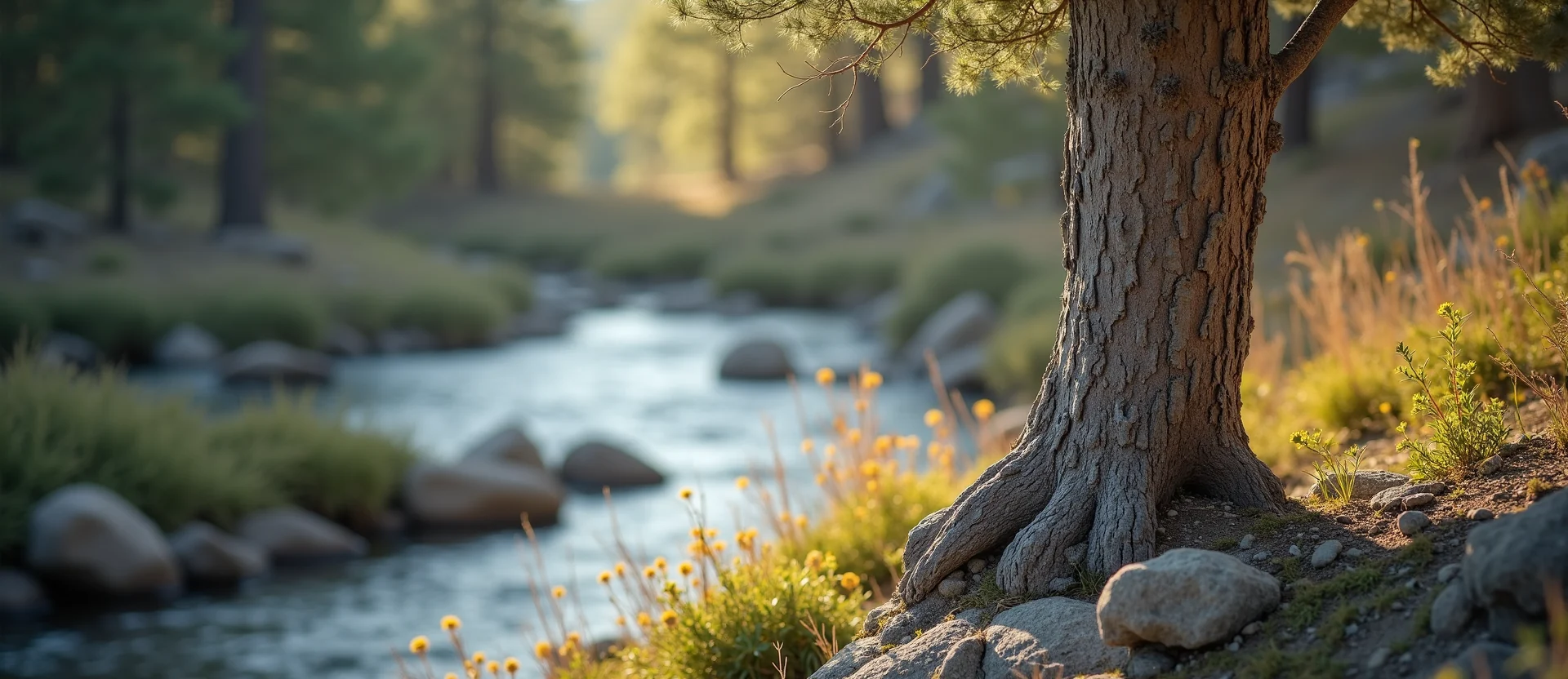 Symbolizing Growth/Resilience: A local Indian Paintbrush tree growing out of a rock cleft. - AI Generated