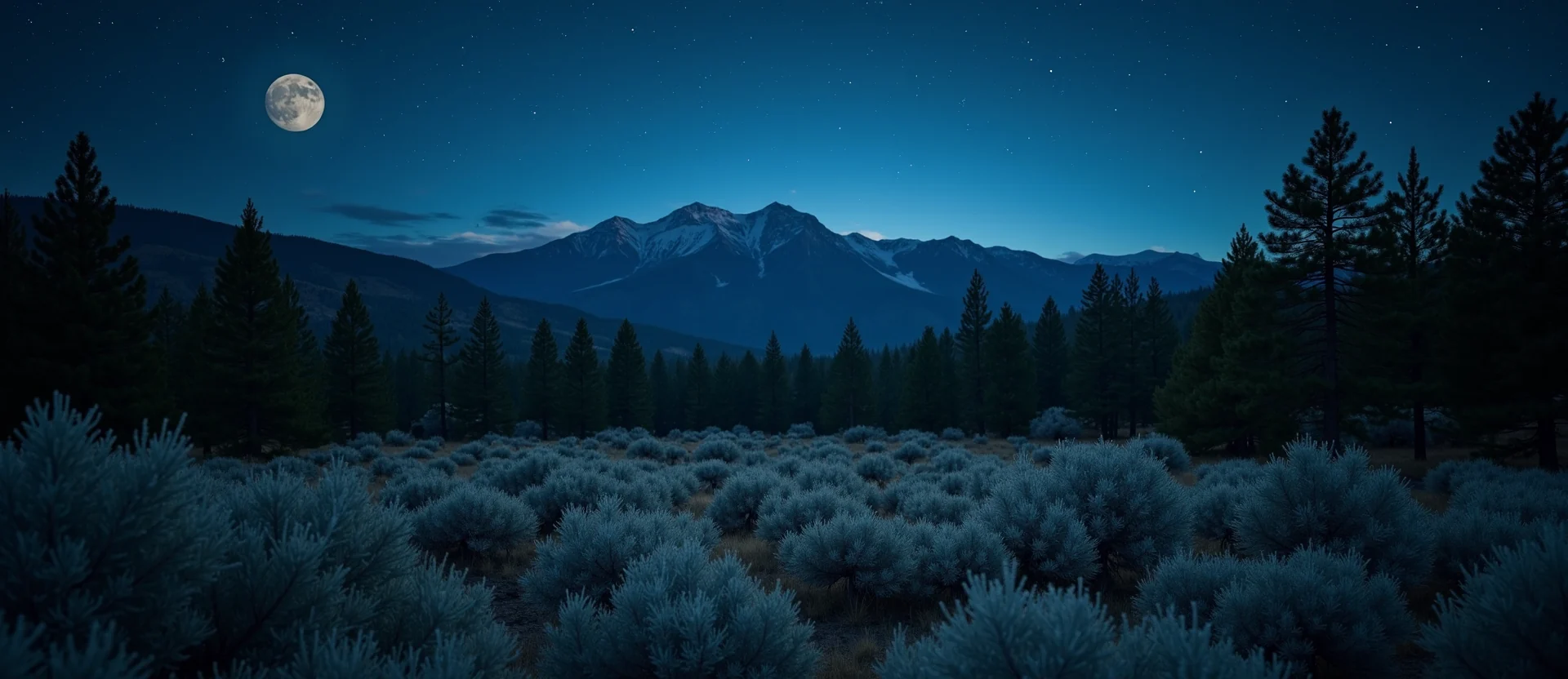 Symbolizing Identity/Local: A local Ponderosa Pine Peavine Mountain silhouette. - AI Generated
