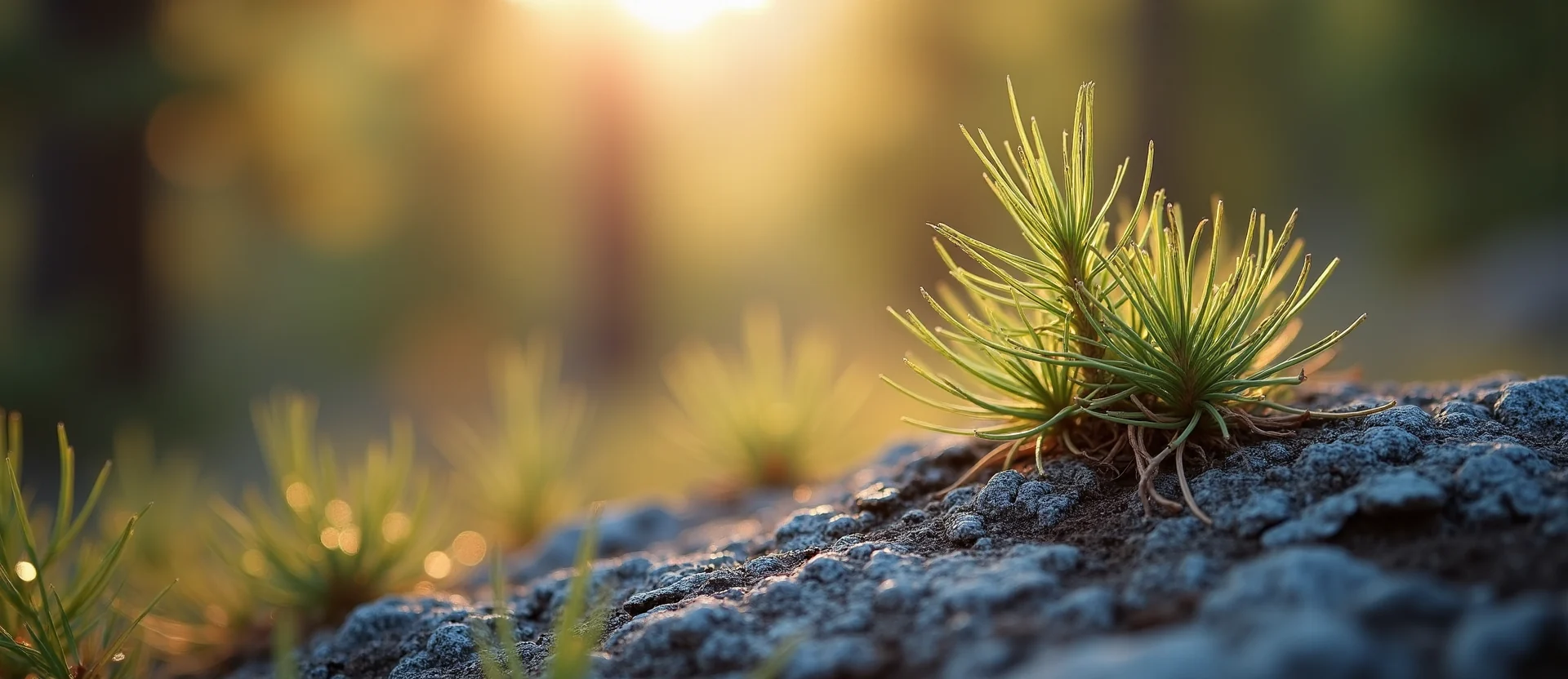 Symbolizing Seed/New Beginning: A local Quaking Aspen sprouting sagebrush seedling. - AI Generated