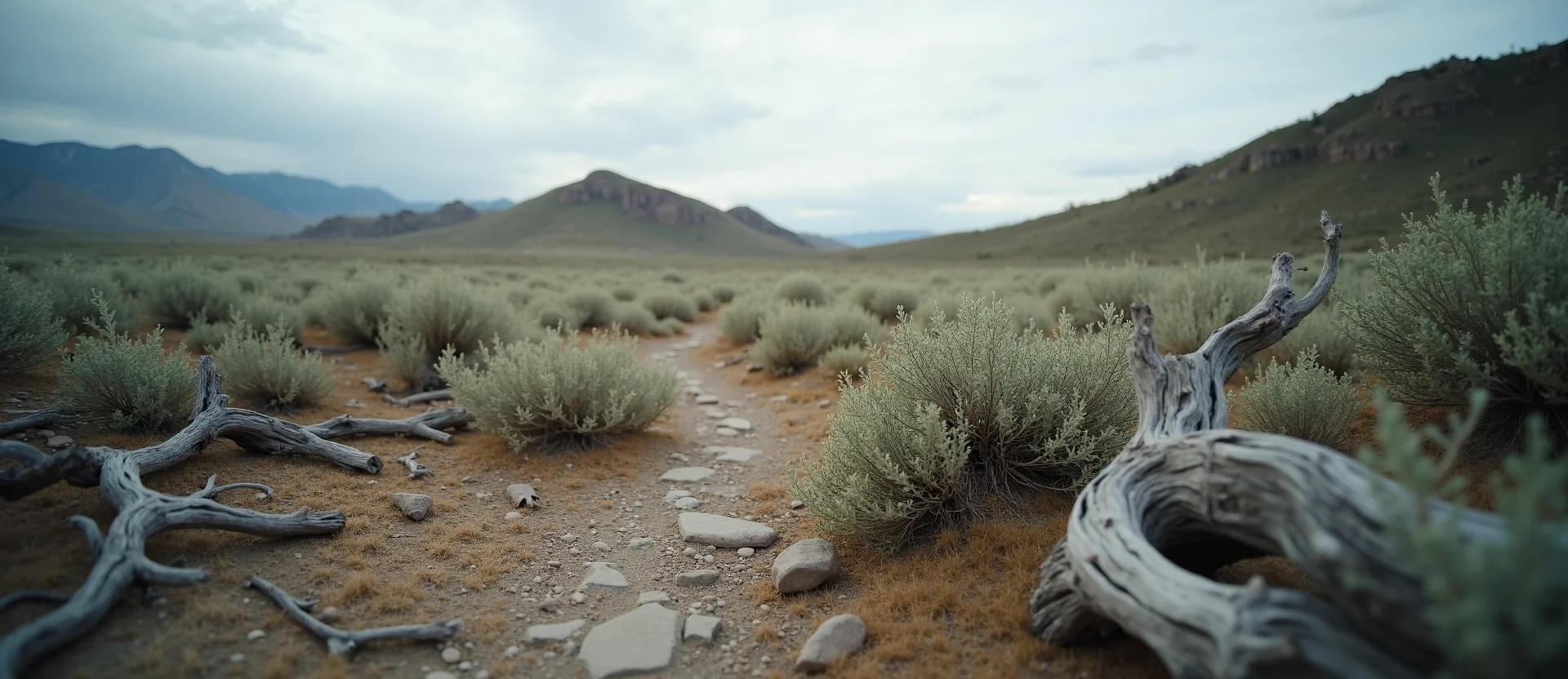 Symbolizing Identity/Local: A local Sagebrush (Artemisia tridentata) Mt. Rose foothills. - AI Generated
