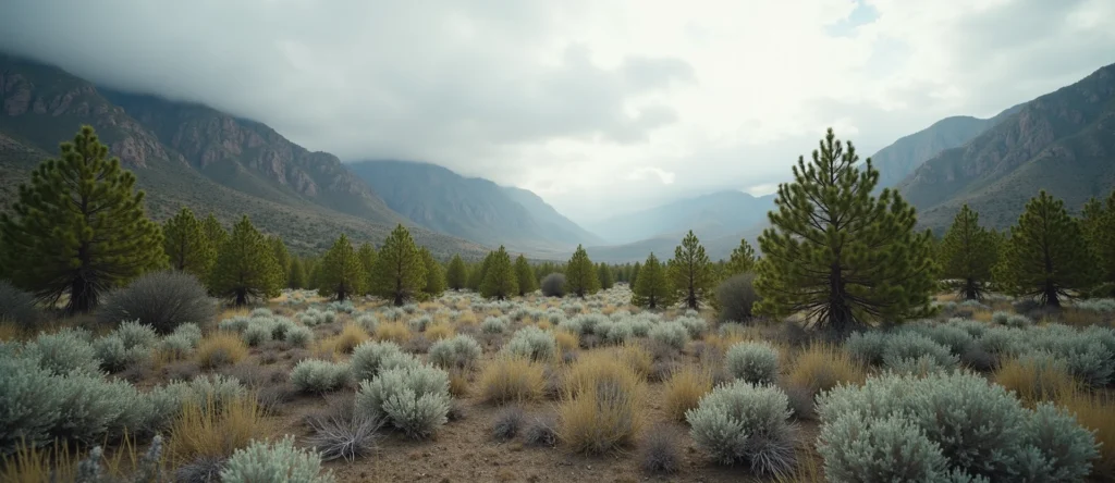 Symbolizing Growth/Resilience: A local Indian Paintbrush thriving aspen grove. - AI Generated