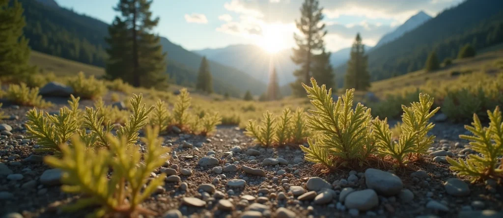 Symbolizing Identity/Local: A local Manzanita Washoe Valley floor. - AI Generated