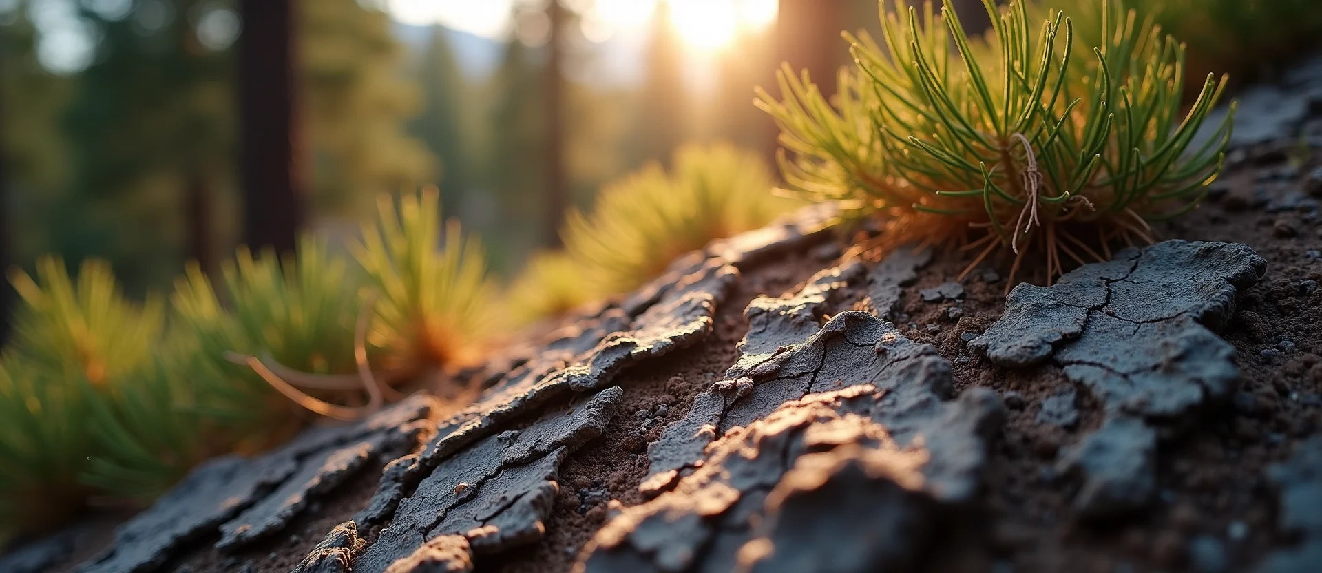 Symbolizing Identity/Local: A local Mountain Mahogany Mt. Rose foothills. - AI Generated