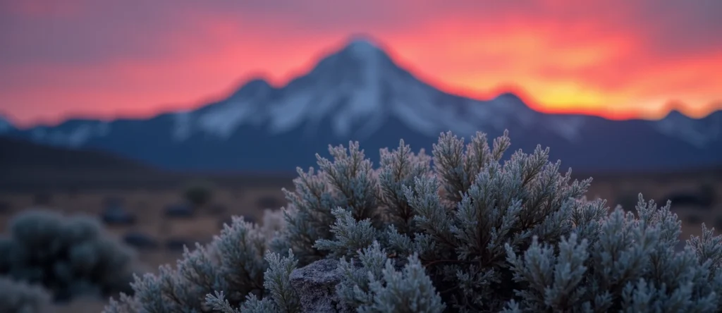 Symbolizing Identity/Local: A local Manzanita Peavine Mountain silhouette. - AI Generated