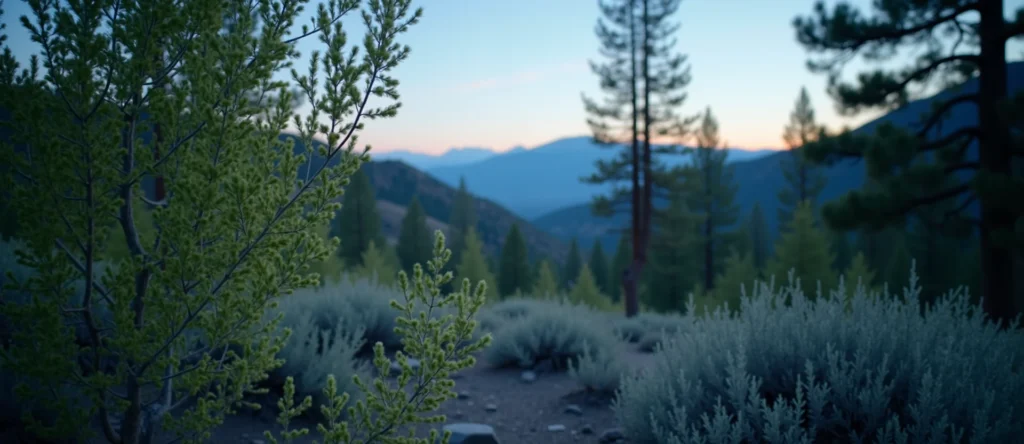 Symbolizing Identity/Local: A local Manzanita High Desert vista. - AI Generated