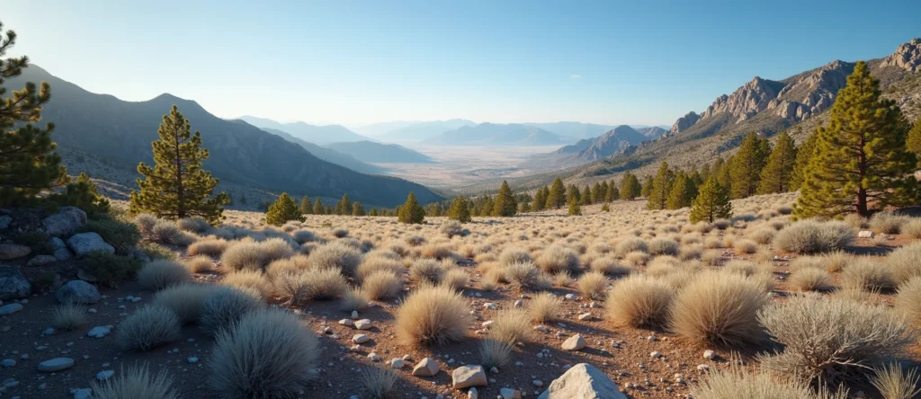 Symbolizing Identity/Local: A local Mountain Mahogany Washoe Valley floor. - AI Generated