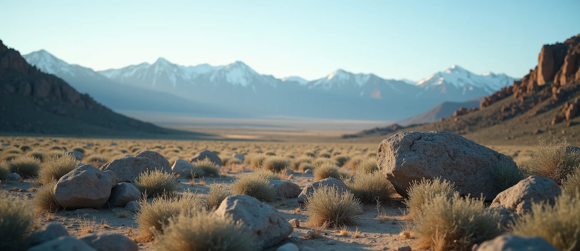 Symbolizing Identity/Local: A local Sagebrush (Artemisia tridentata) Washoe Valley floor. - AI Generated