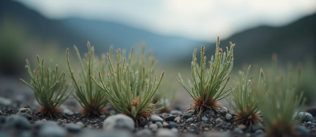 Symbolizing Seed/New Beginning: A local Quaking Aspen sprouting sagebrush seedling. - AI Generated