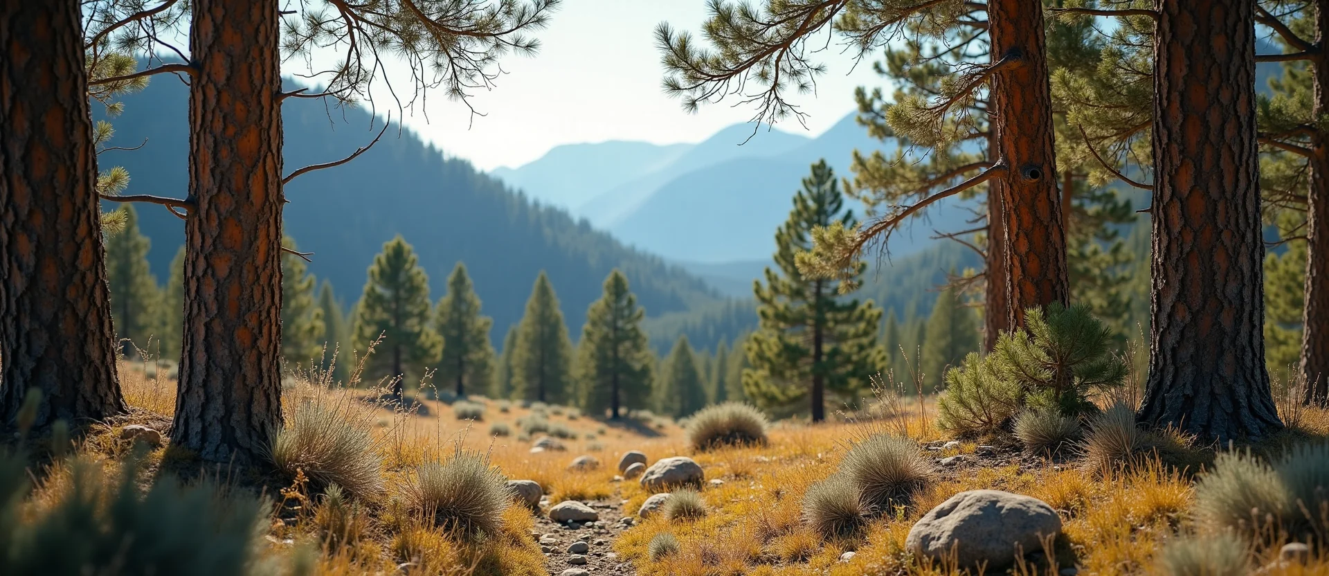 Symbolizing Growth/Resilience: A local Mountain Mahogany thriving aspen grove. - AI Generated