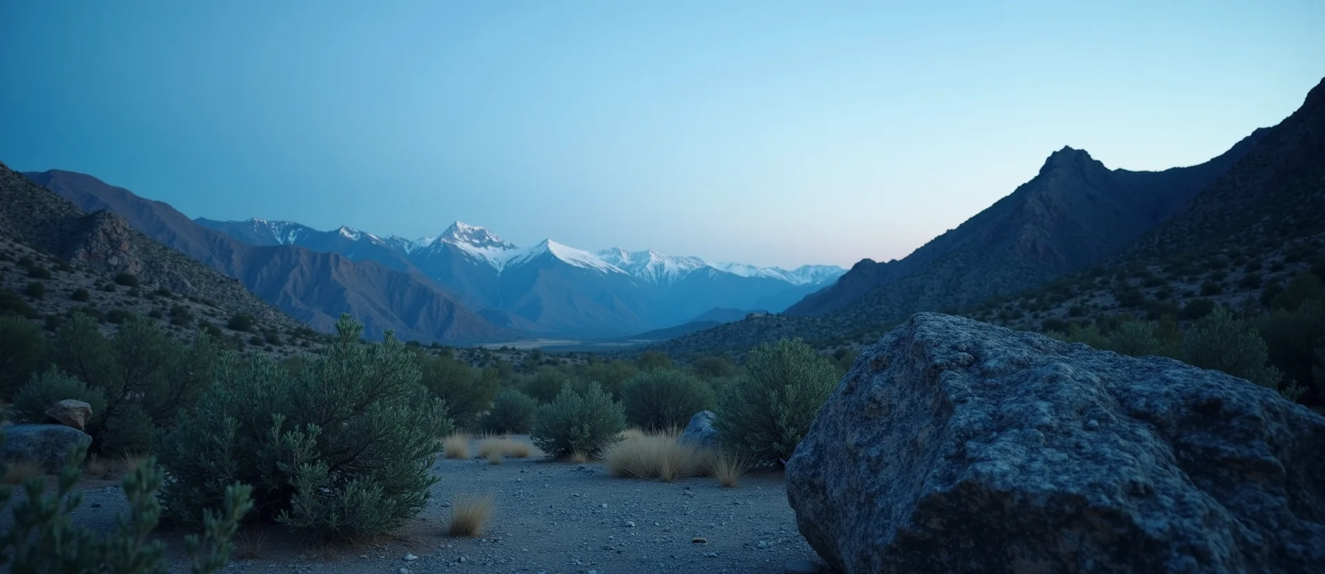 Symbolizing Identity/Local: A local Manzanita Sierra Nevada skyline. - AI Generated