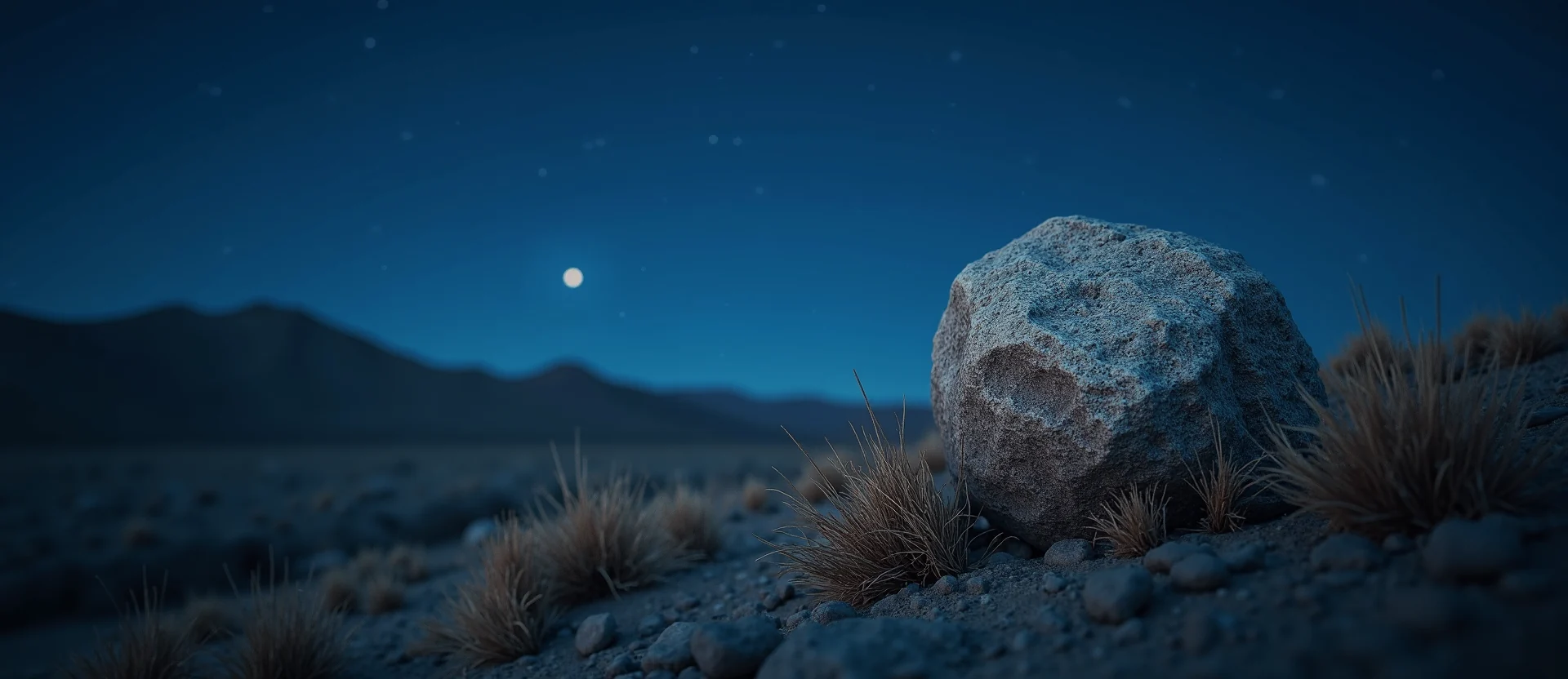 Symbolizing Stability/Peak: A local Desert Peach unshakable boulder. - AI Generated