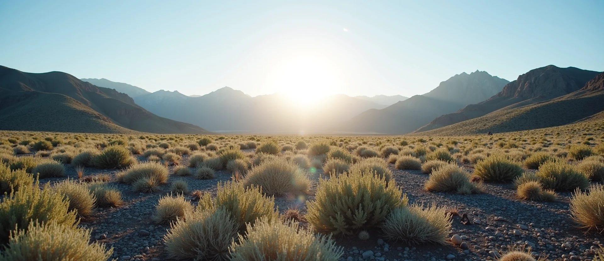 Symbolizing Identity/Local: A local Rabbitbrush Washoe Valley floor. - AI Generated