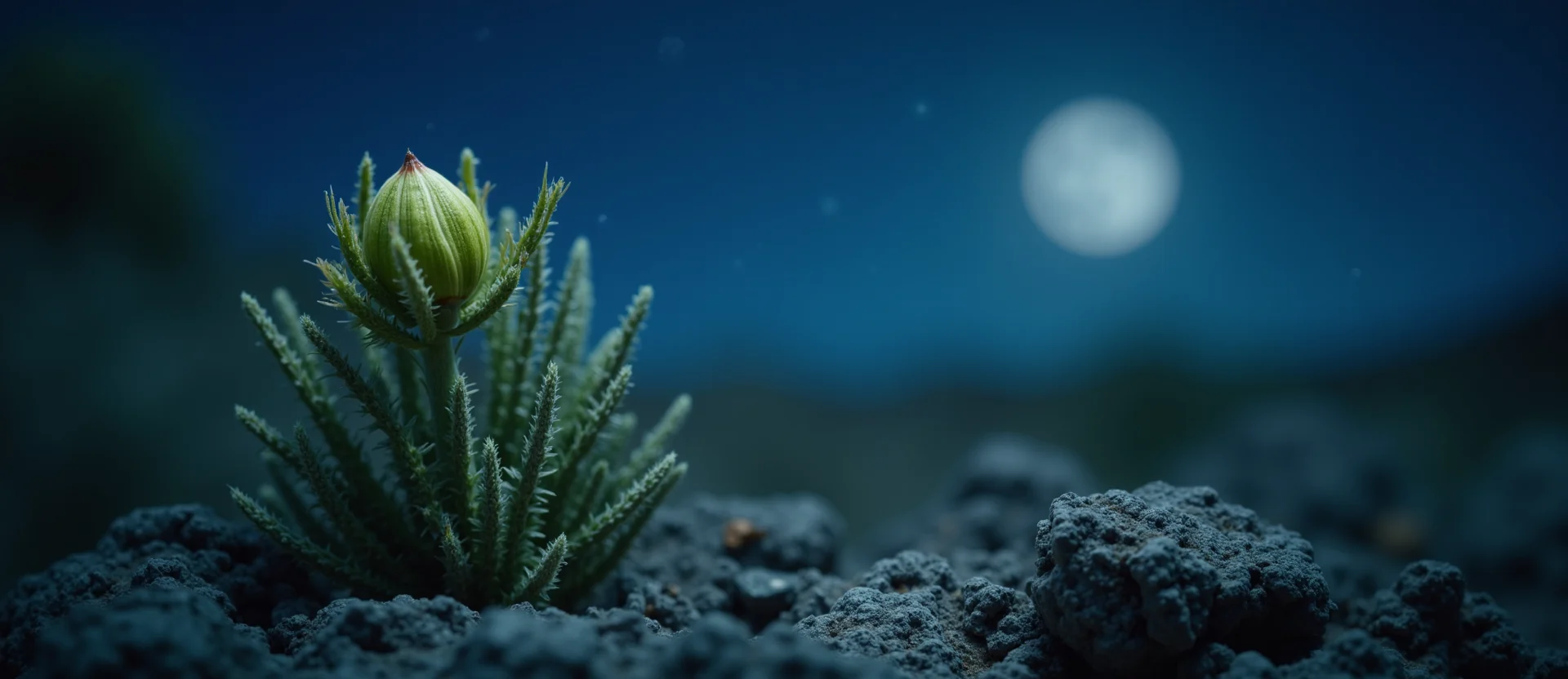 Symbolizing Seed/New Beginning: A local Sagebrush (Artemisia tridentata) new green bud on a branch. - AI Generated