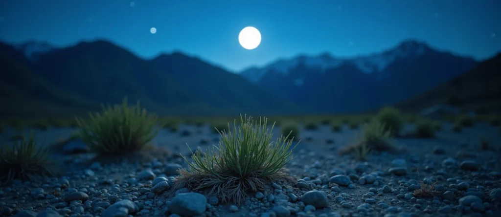 Symbolizing Seed/New Beginning: A local Quaking Aspen sprouting sagebrush seedling. - AI Generated