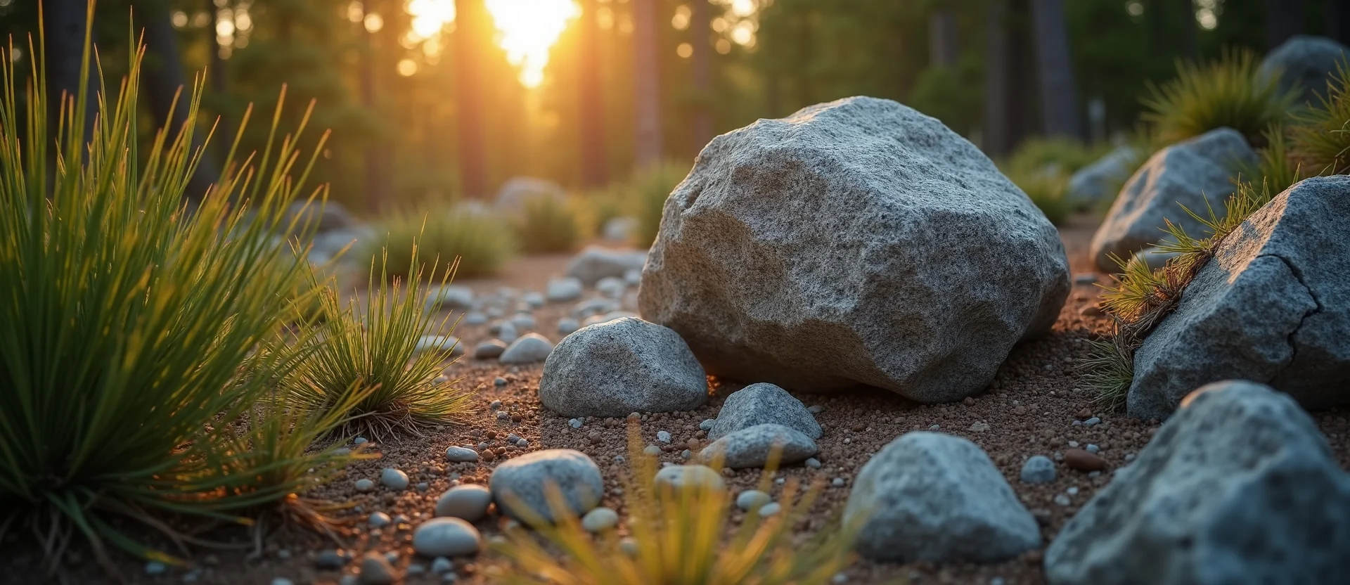 Symbolizing Stability/Peak: A local Ponderosa Pine unshakable boulder. - AI Generated