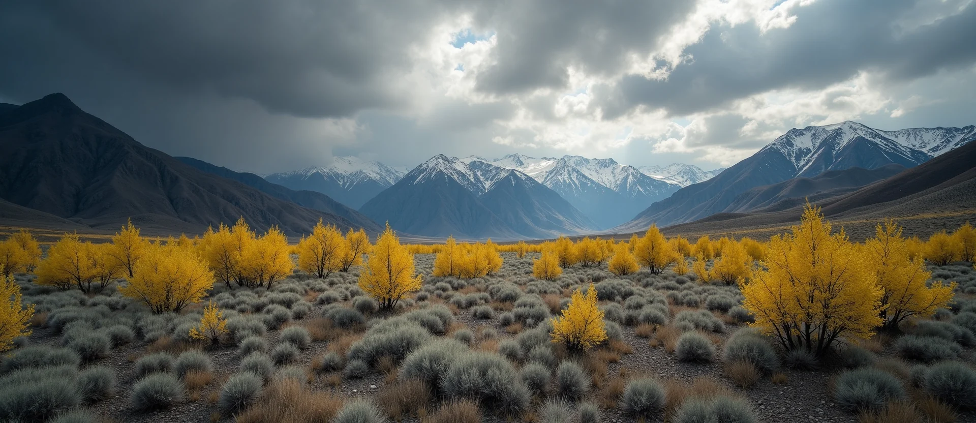 Symbolizing Identity/Local: A local Bitterbrush Washoe Valley floor. - AI Generated